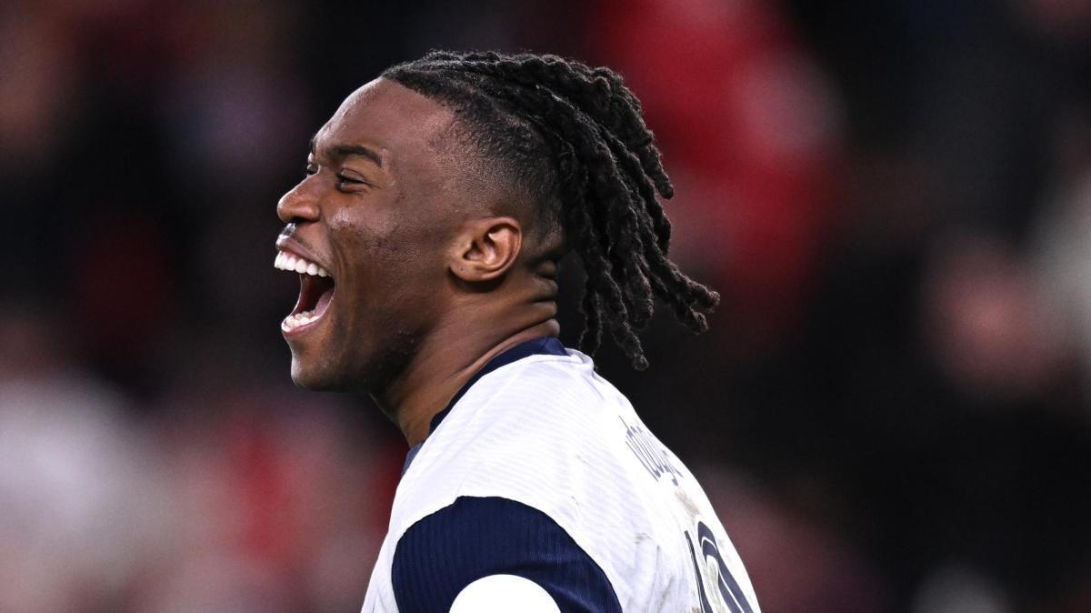 都体：尤文可能报价2500万欧元向热刺求购乌多基